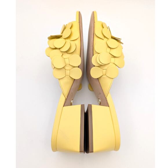 Dee Ocleppo Japan Embellished Leather Sandal Women's Yellow Size US6.5 EU37 - Picture 7 of 13